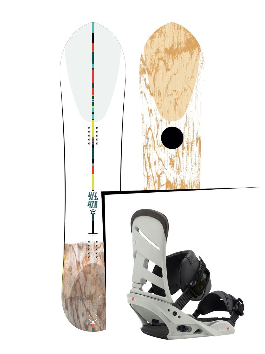 Set: Yes The 420 Powder Hull 2017 + Burton Mission (1712876S) - Bild 1