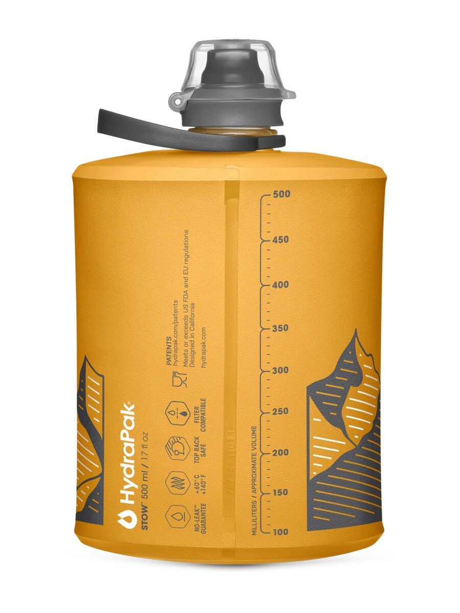 Hydrapak Stow 500 ml, golden yellow - Bild 2