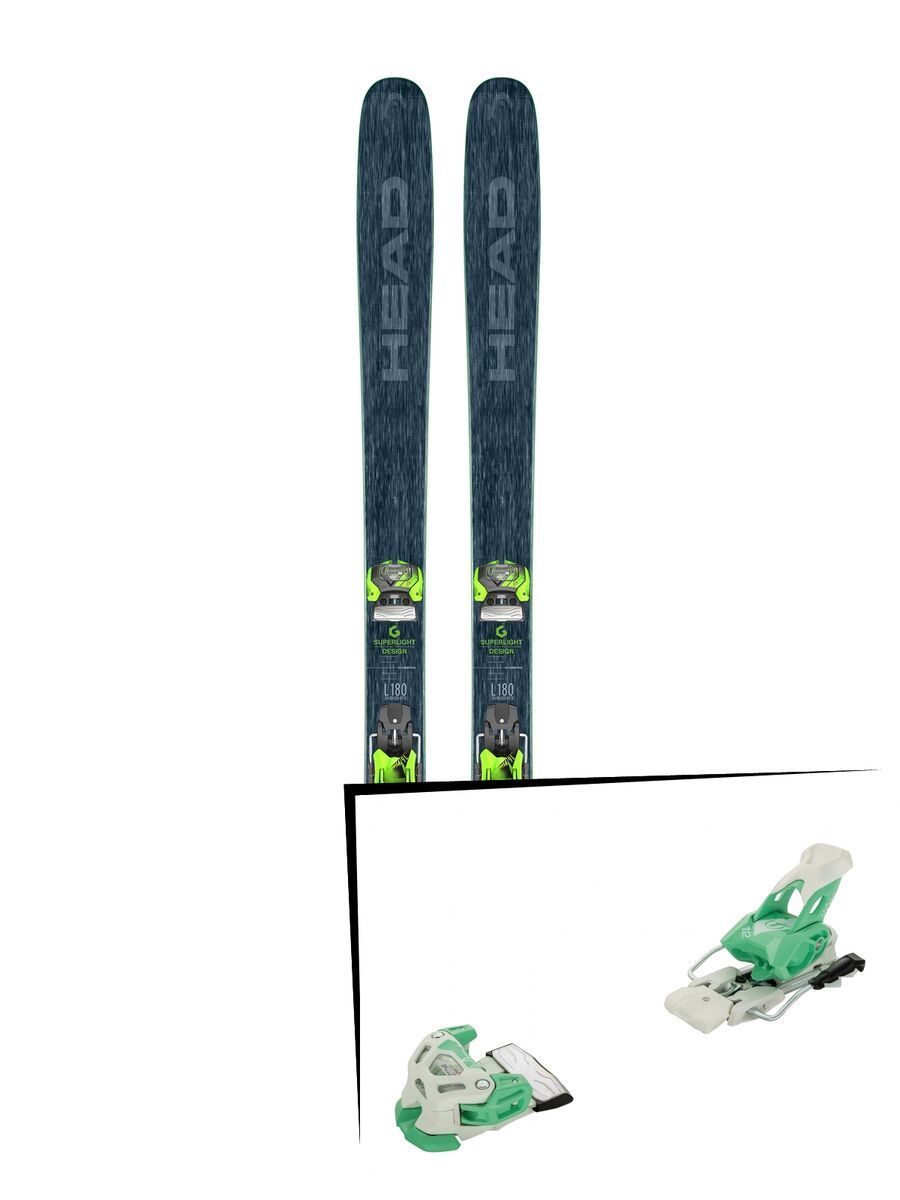 Set: Head Kore 105 2018 + Tyrolia Attack 12 solid white mint - Bild 1