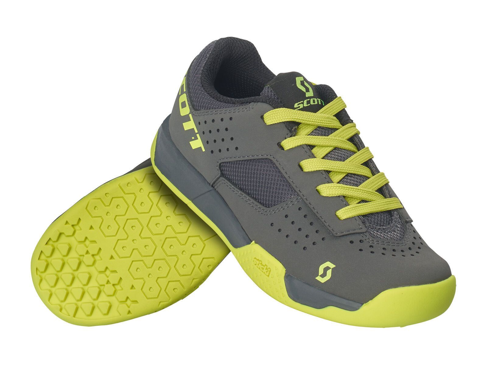 Scott MTB AR Kids Lace Shoe, black/sulphur yellow - Bild 2