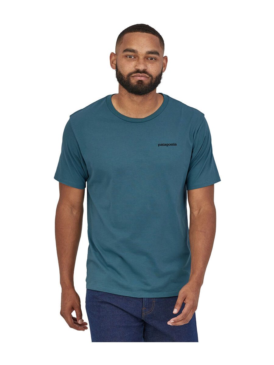 Patagonia Men's P-6 Mission Organic T-Shirt, abalone blue - Bild 2