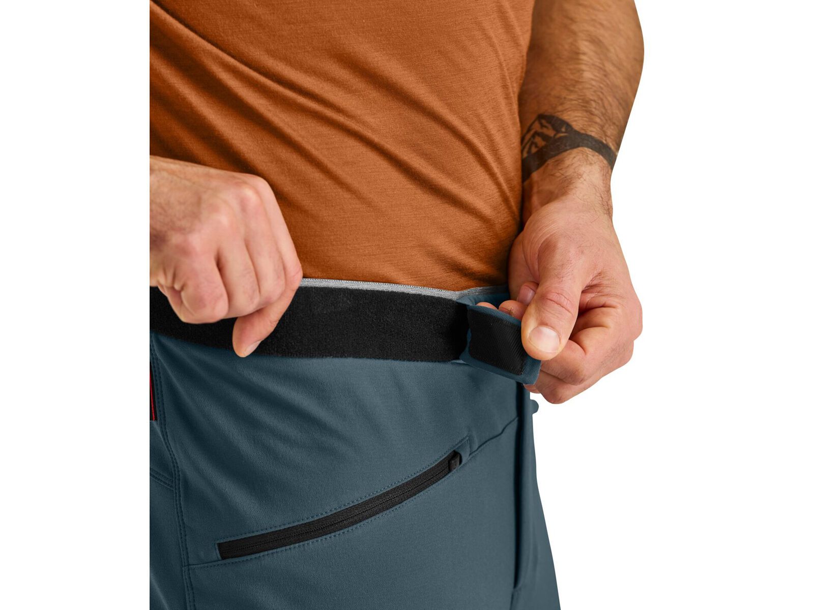 Ortovox Merino Naturtec Light Col Becchei Pants M, dark arctic grey - Bild 6