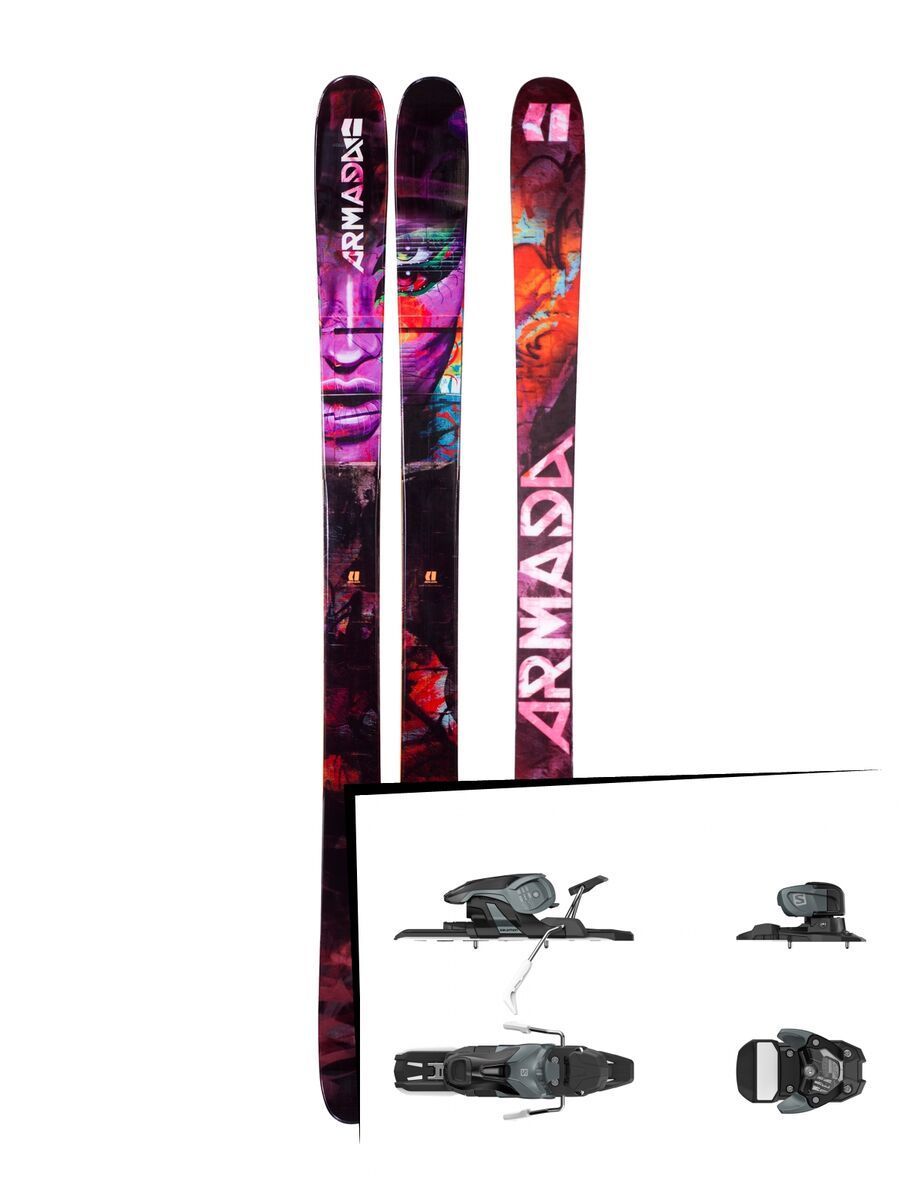 Set: Armada Arv 96 2018 + Salomon Warden 11 dark grey/black - Bild 1