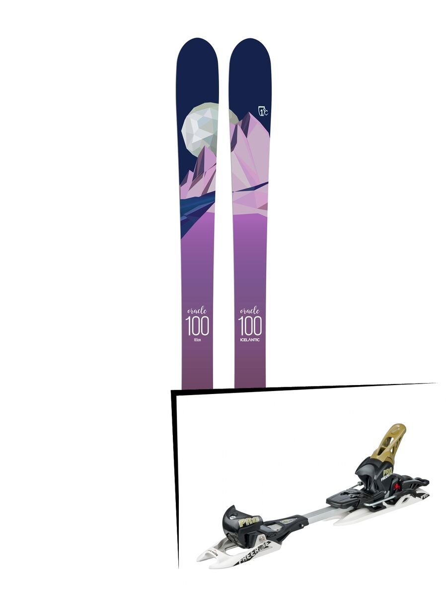 Set: Icelantic Oracle 100 2018 + Fritschi Diamir Freeride Pro schwarz/oliv - Bild 1