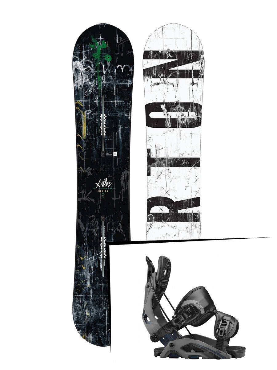 Set: Burton Antler 2017 + Flow Fuse (1718357S) - Bild 1