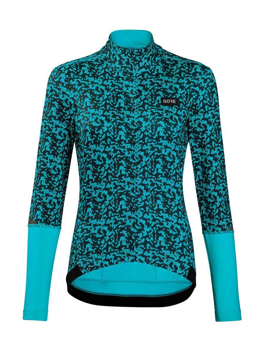 GOREWEAR Progress Thermo Rain Camo Trikot Damen, scuba blue/orbit blue - Bild 1