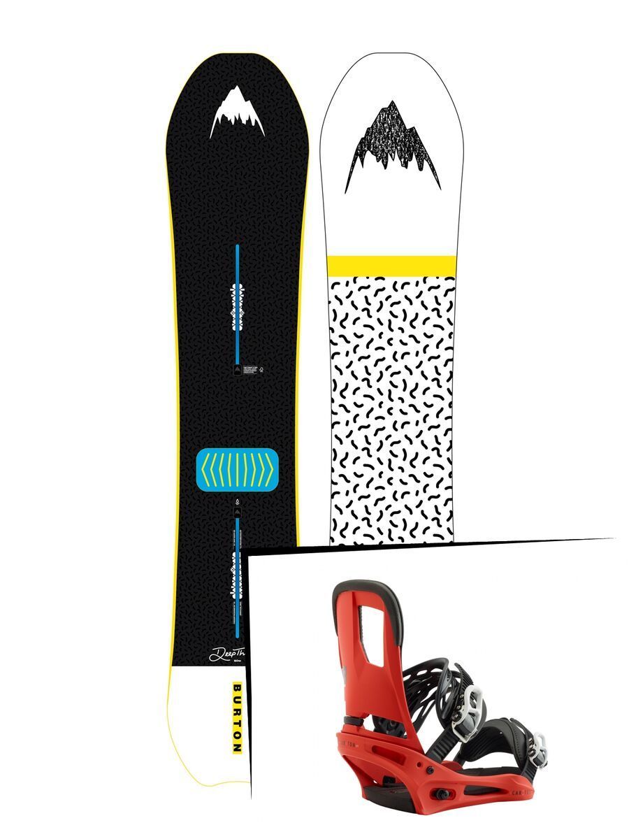 Set: Burton Deep Thinker 2019 +  Cartel (2218381S) - Bild 1