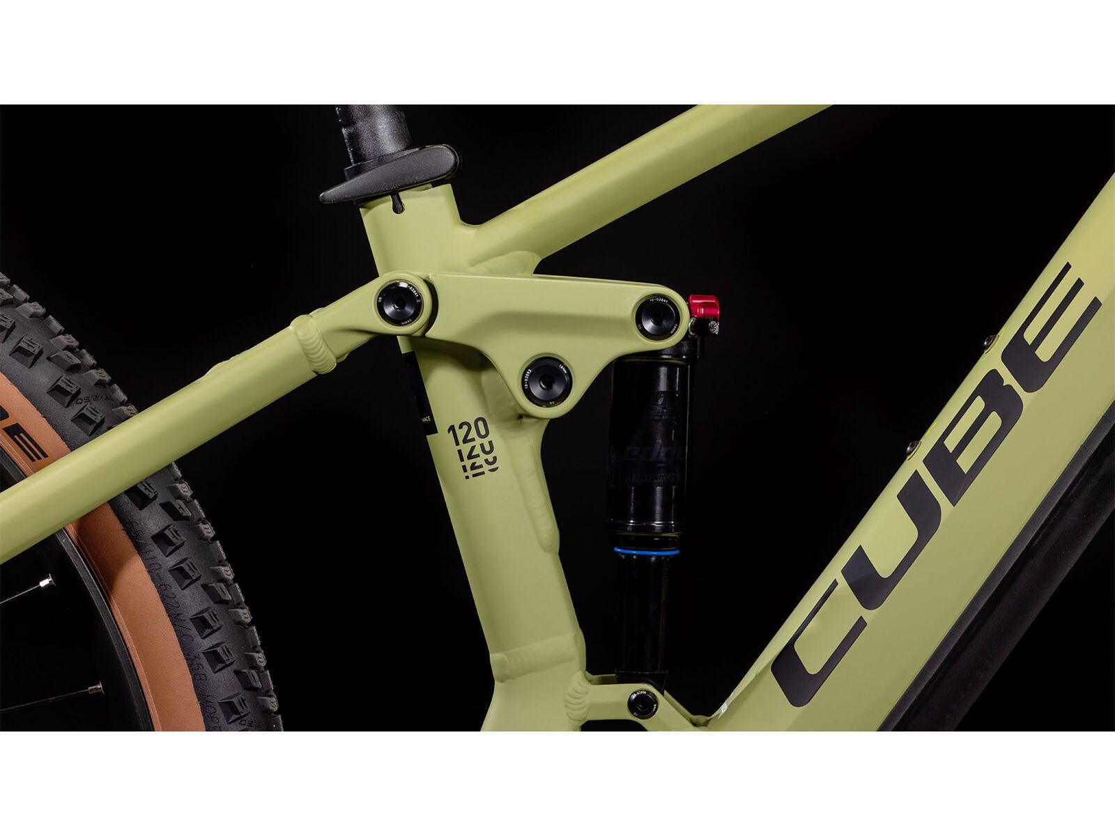 Cube Stereo Hybrid 120 One 625 29, olive´n´green - Bild 4