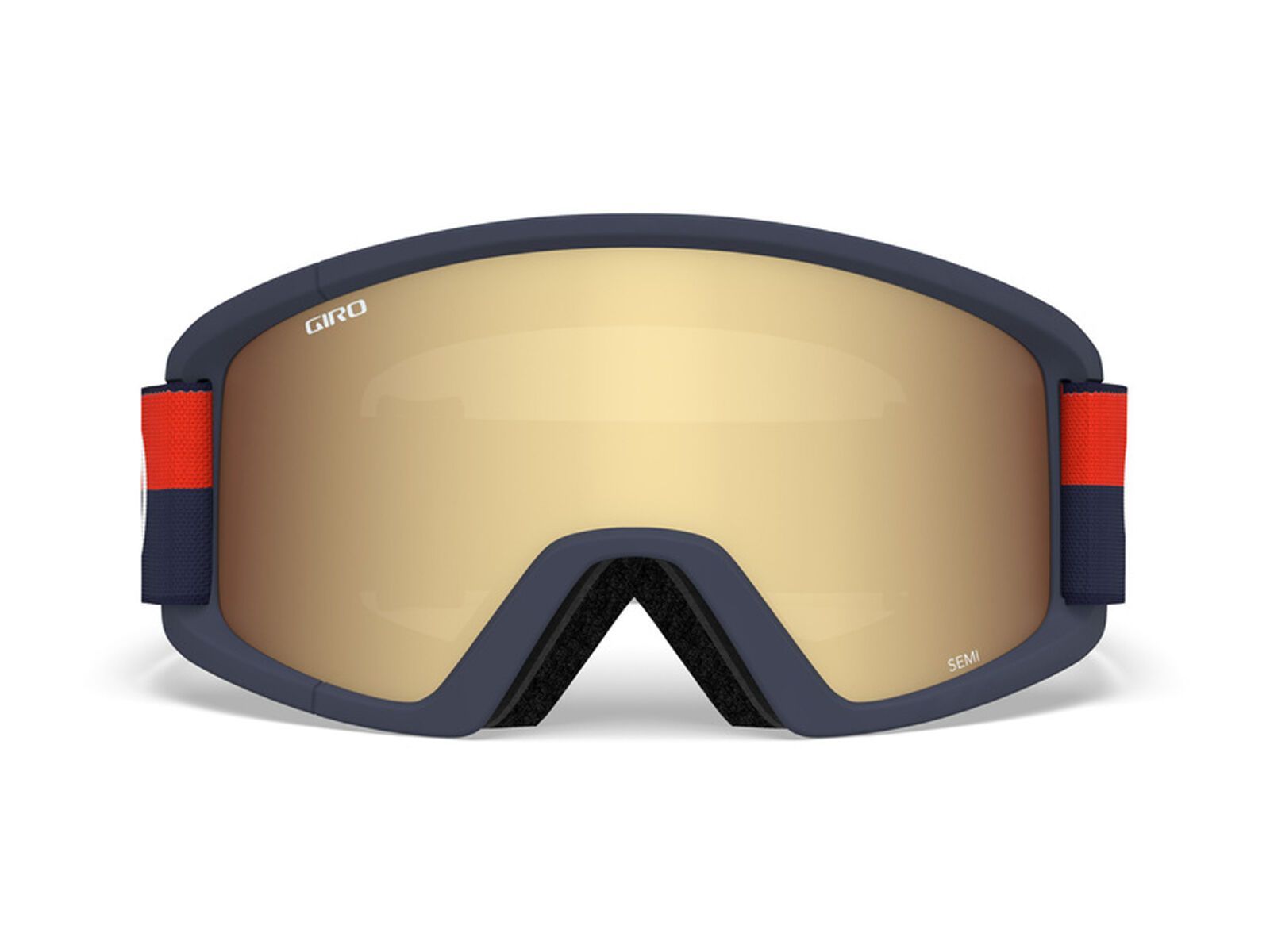 Giro Semi inkl. WS, midnight red throwback/Lens: amber gold - Bild 2