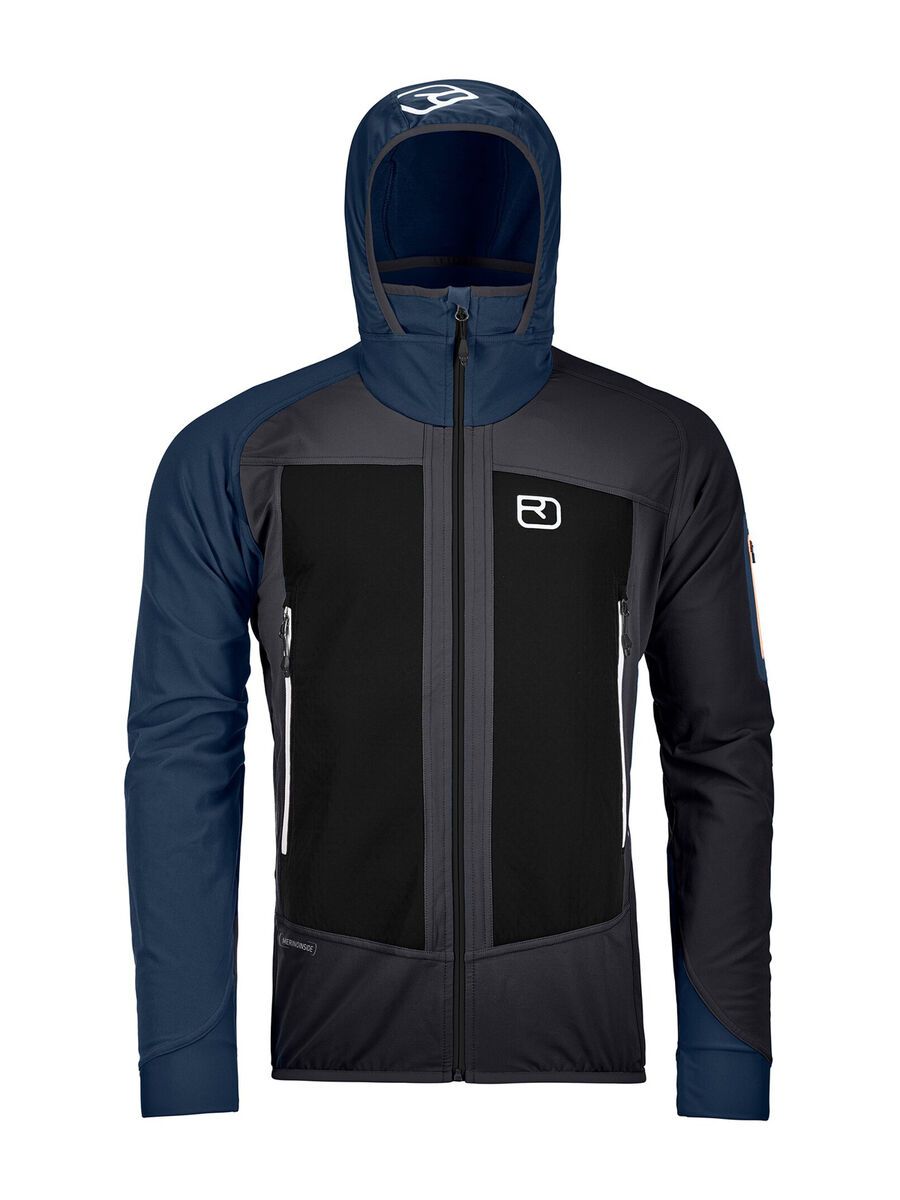 Ortovox Merino Naturtec Light Col Becchei Jacket M, black raven - Bild 1