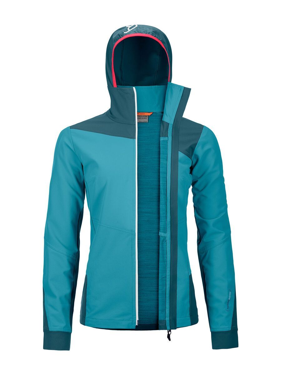 Ortovox Merino Shield Tec Pala Jacket W, aqua - Bild 2