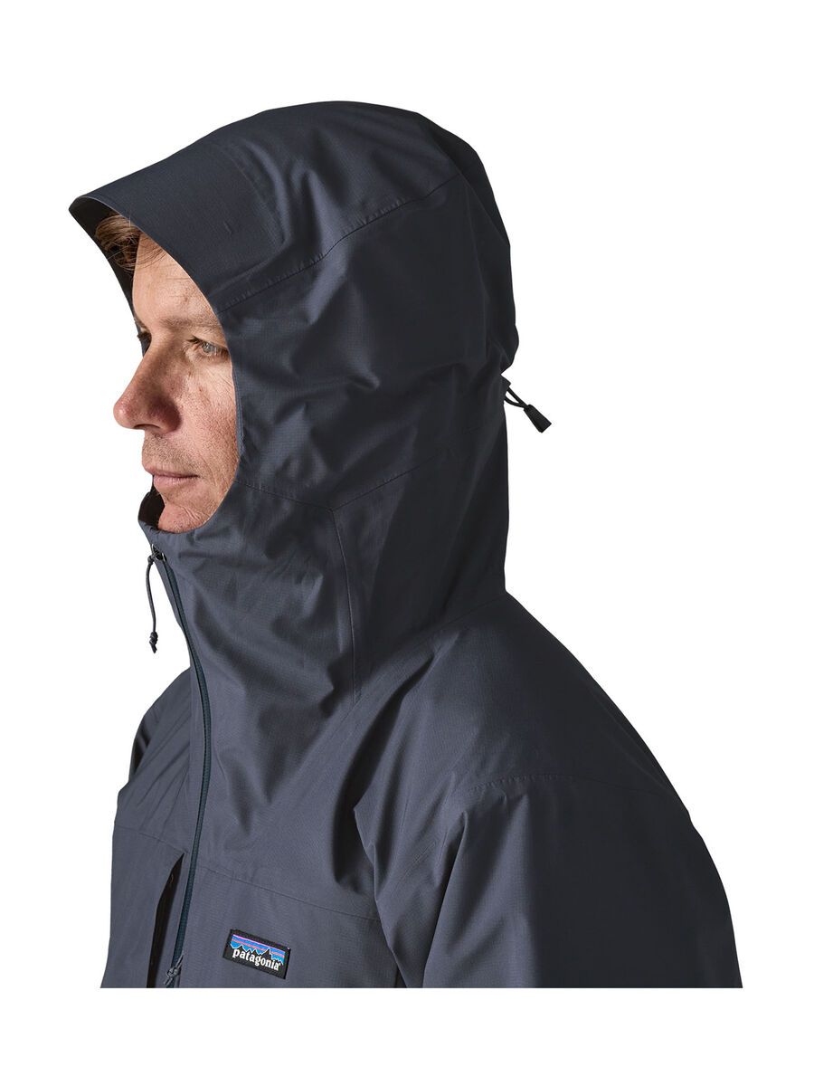Patagonia Men's Insulated Boulder Fork Rain Jacket, smolder blue - Bild 5