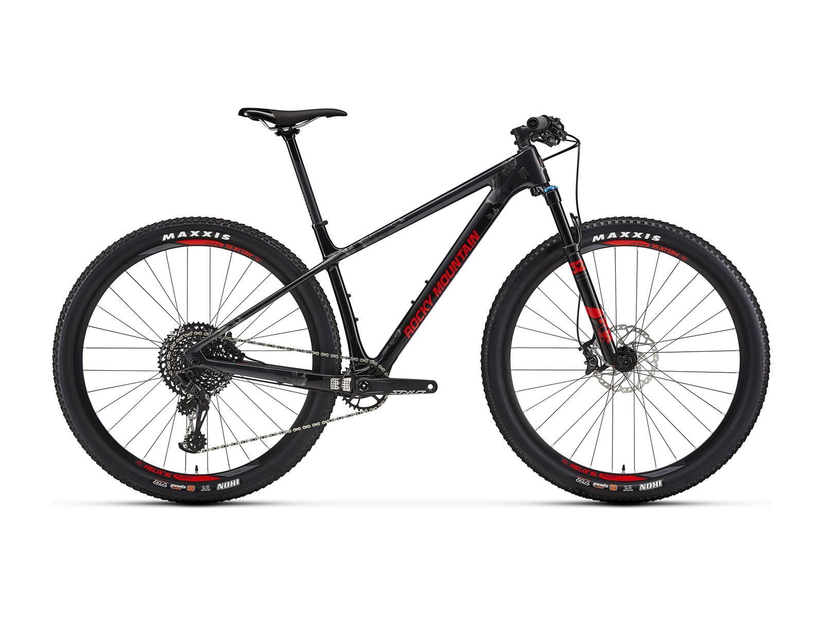 Rocky Mountain Vertex Carbon 70, smoke on the water/black in black/flaming lips - Bild 1