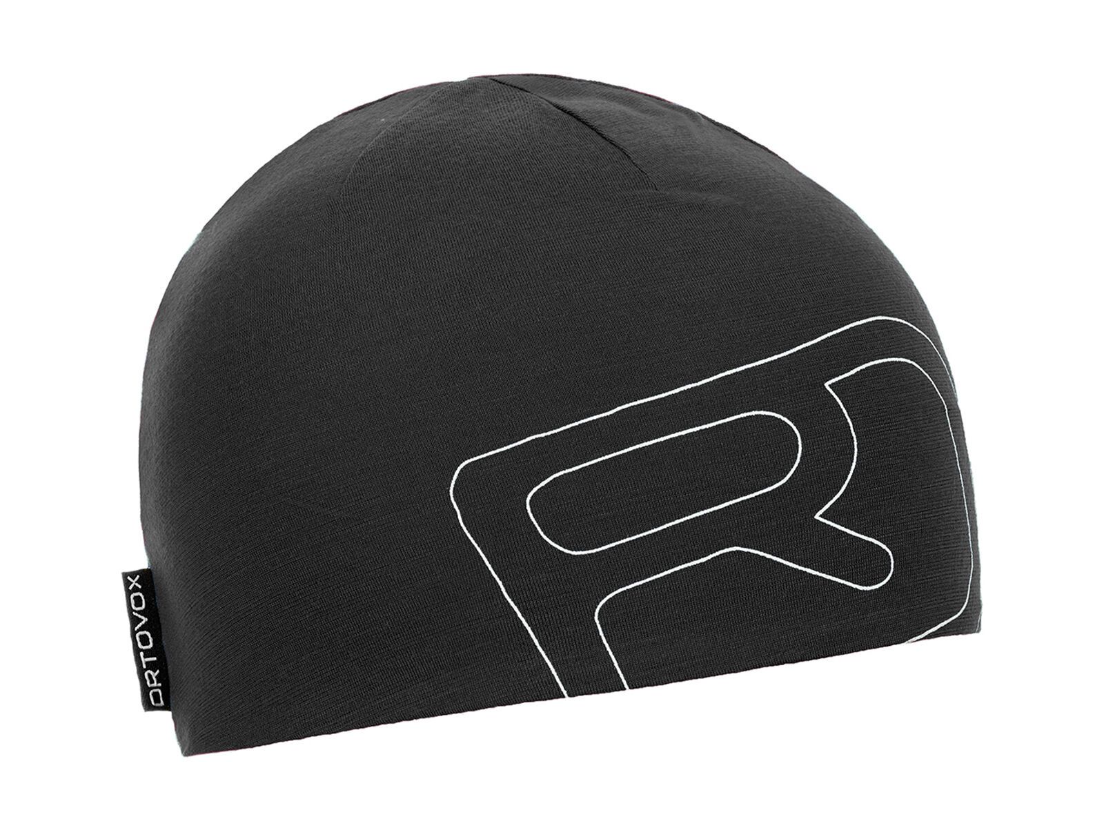 Ortovox Merino Cool Logo Beanie, black steel - Bild 1