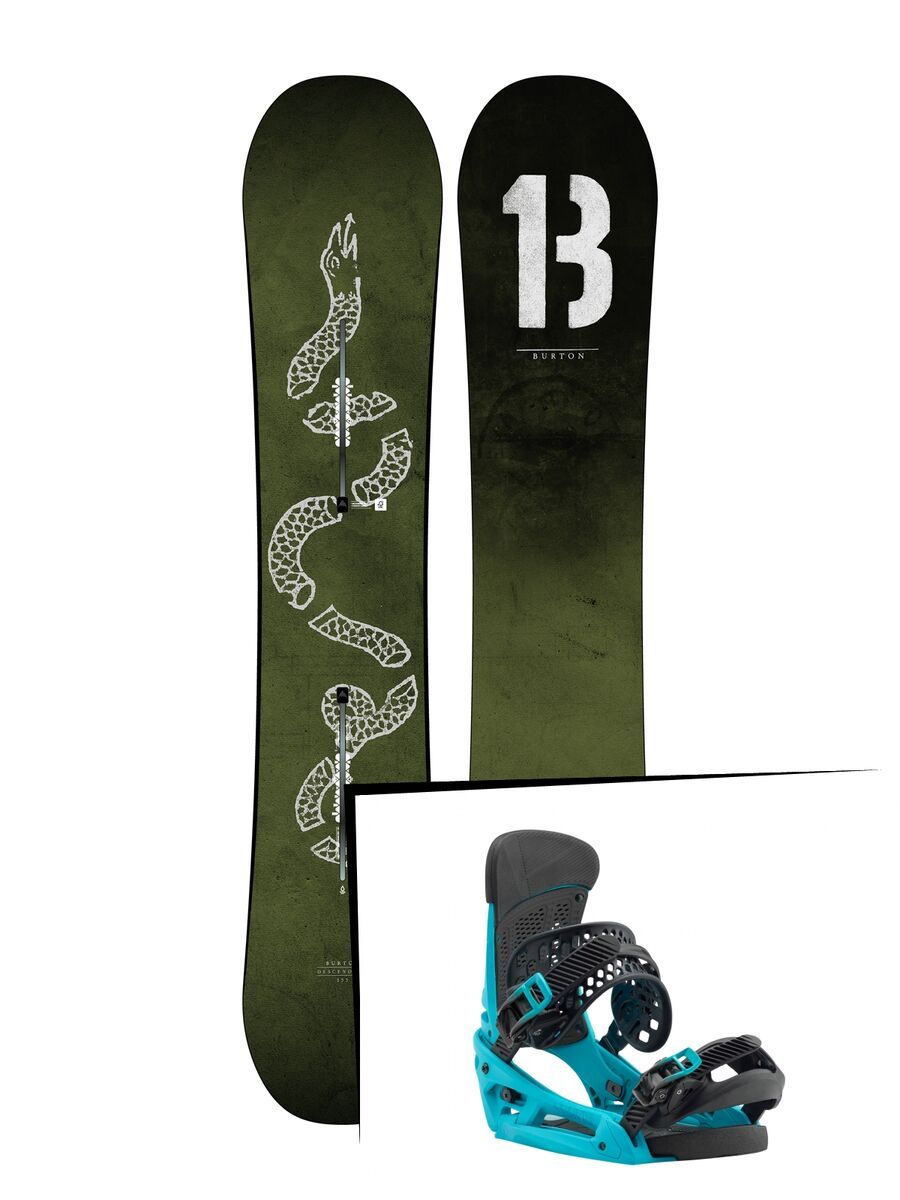 Set: Burton Descendant 2019 + Burton Malavita EST tealest - Bild 1