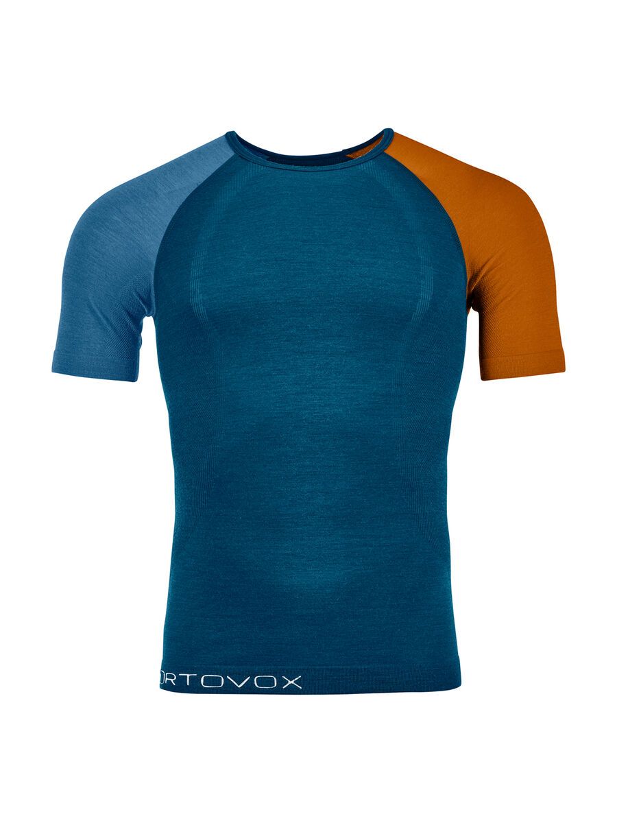 Ortovox 120 Merino Comp Light Short Sleeve M, petrol blue - Bild 1