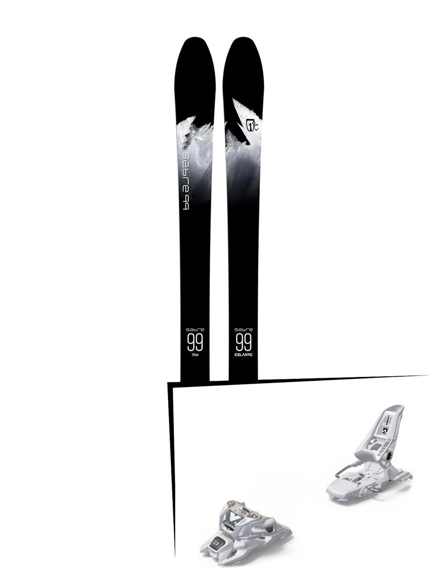 Set: Icelantic Sabre 99 2018 + Marker Squire 11 ID white - Bild 1