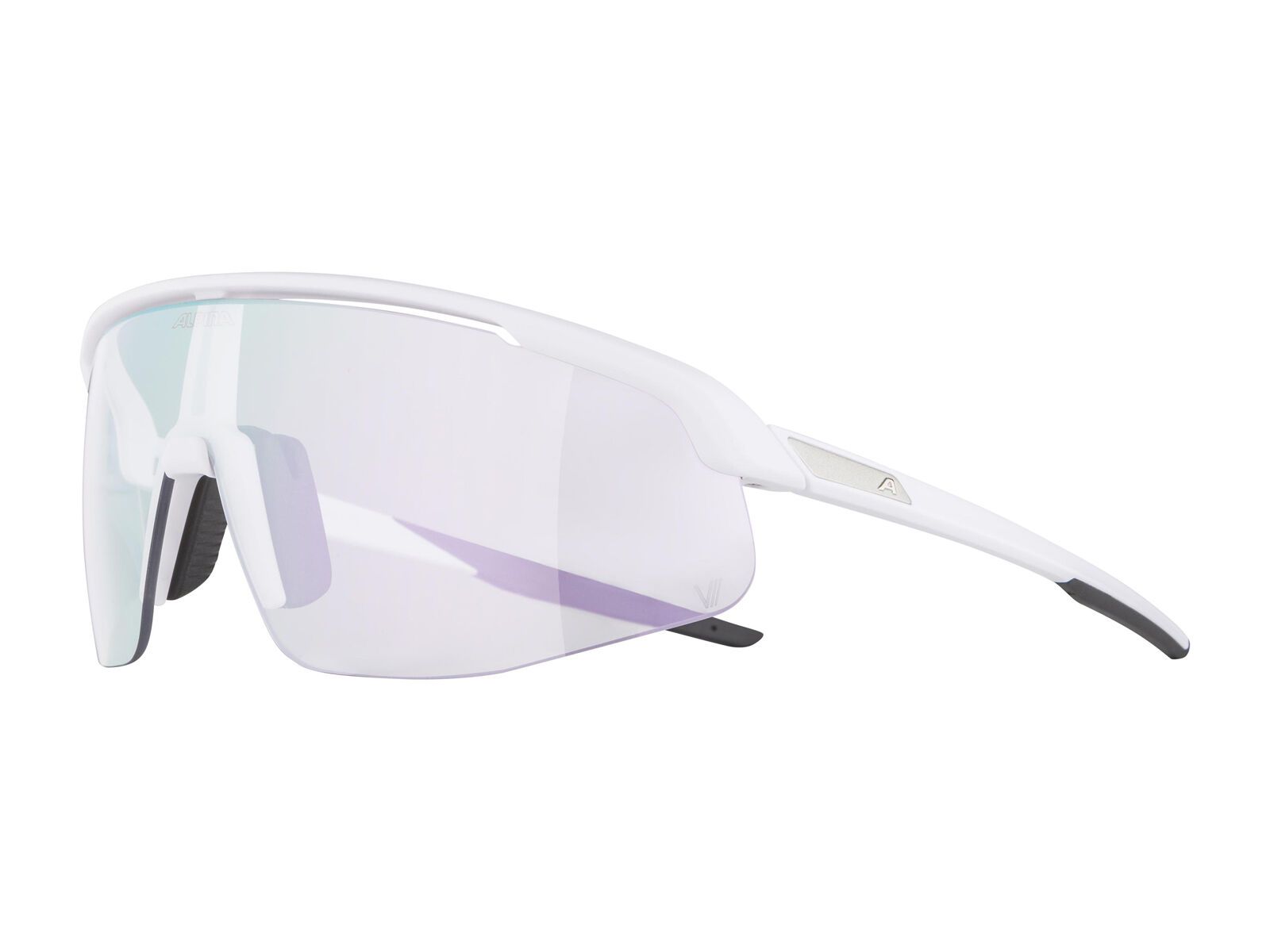 Alpina Turbo Pro V, Clear to Grey I Flash Pink / white matt - Bild 4