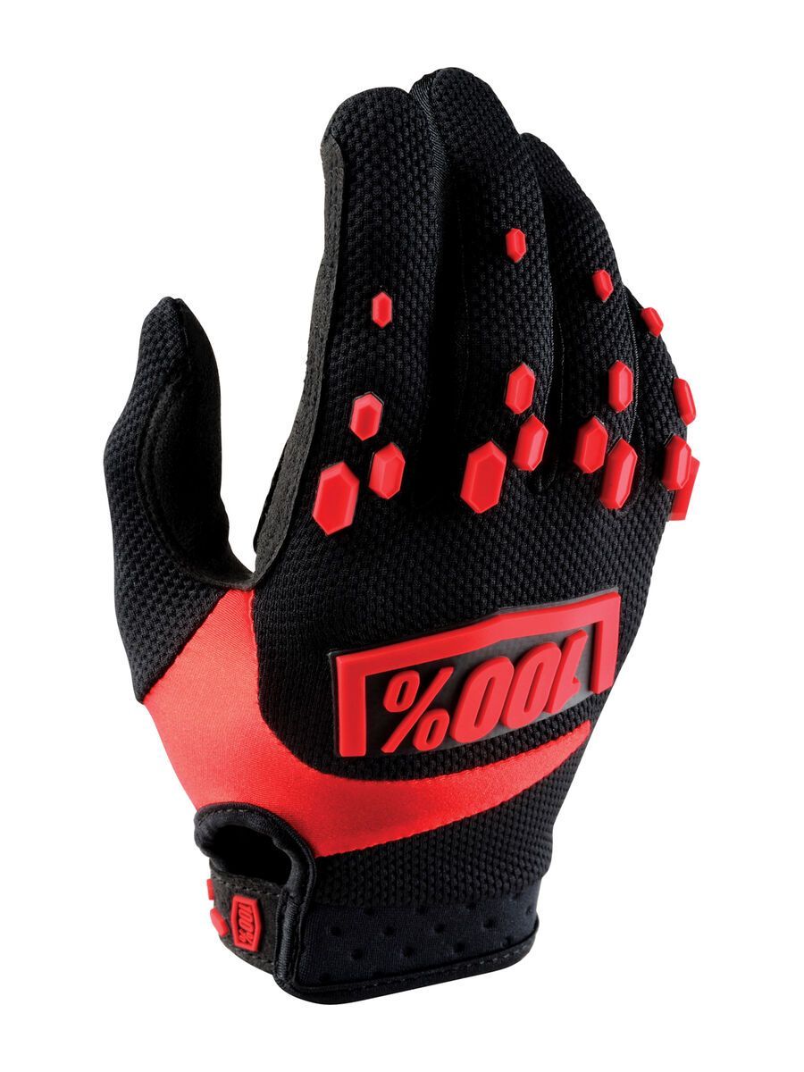 100% Airmatic Glove, black/red - Bild 1