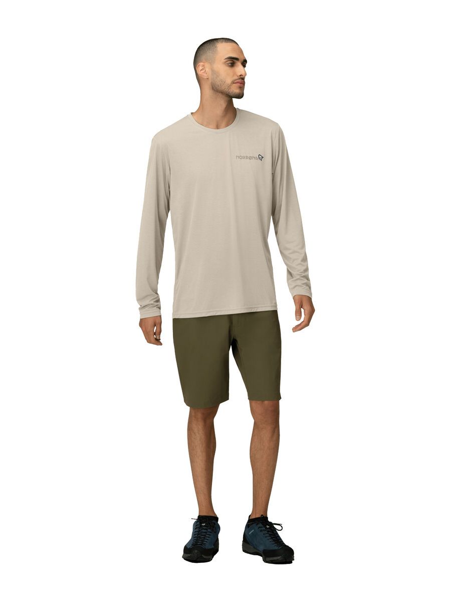 Norrona femund tech Long sleeve M's, oatmeal - Bild 3