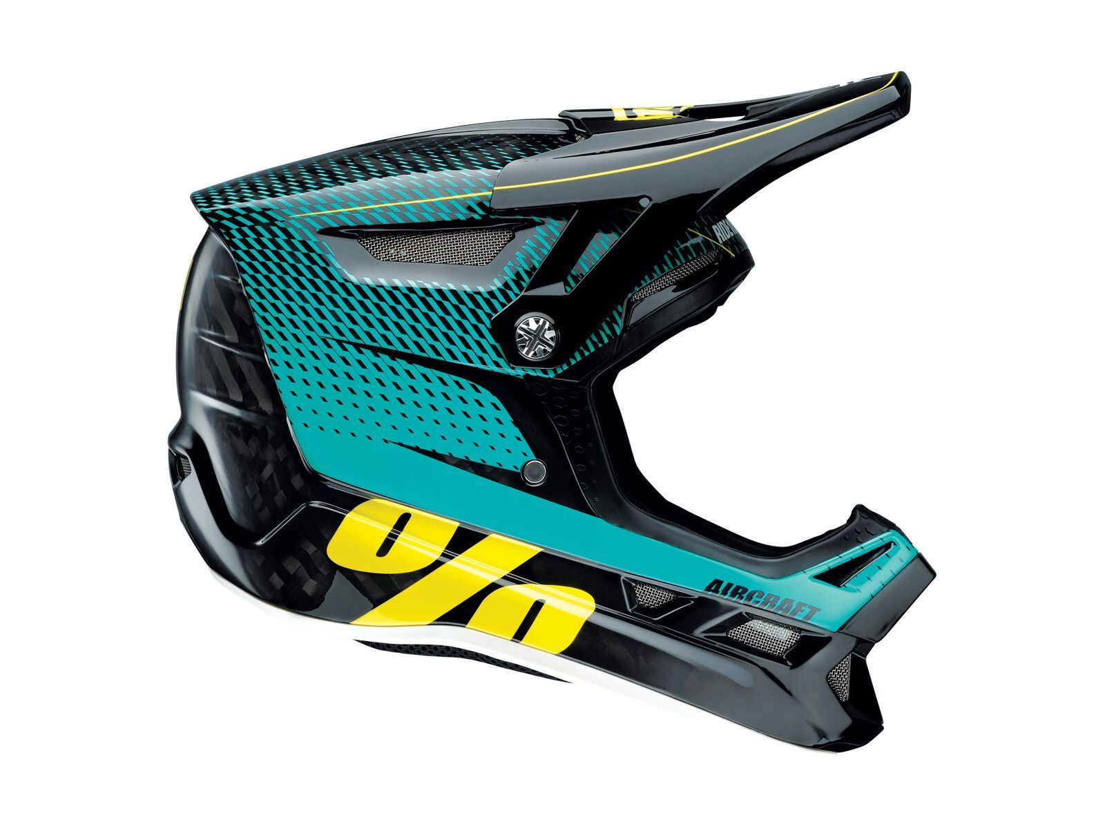 100% Aircraft DH Helmet, R-Core teal - Bild 1