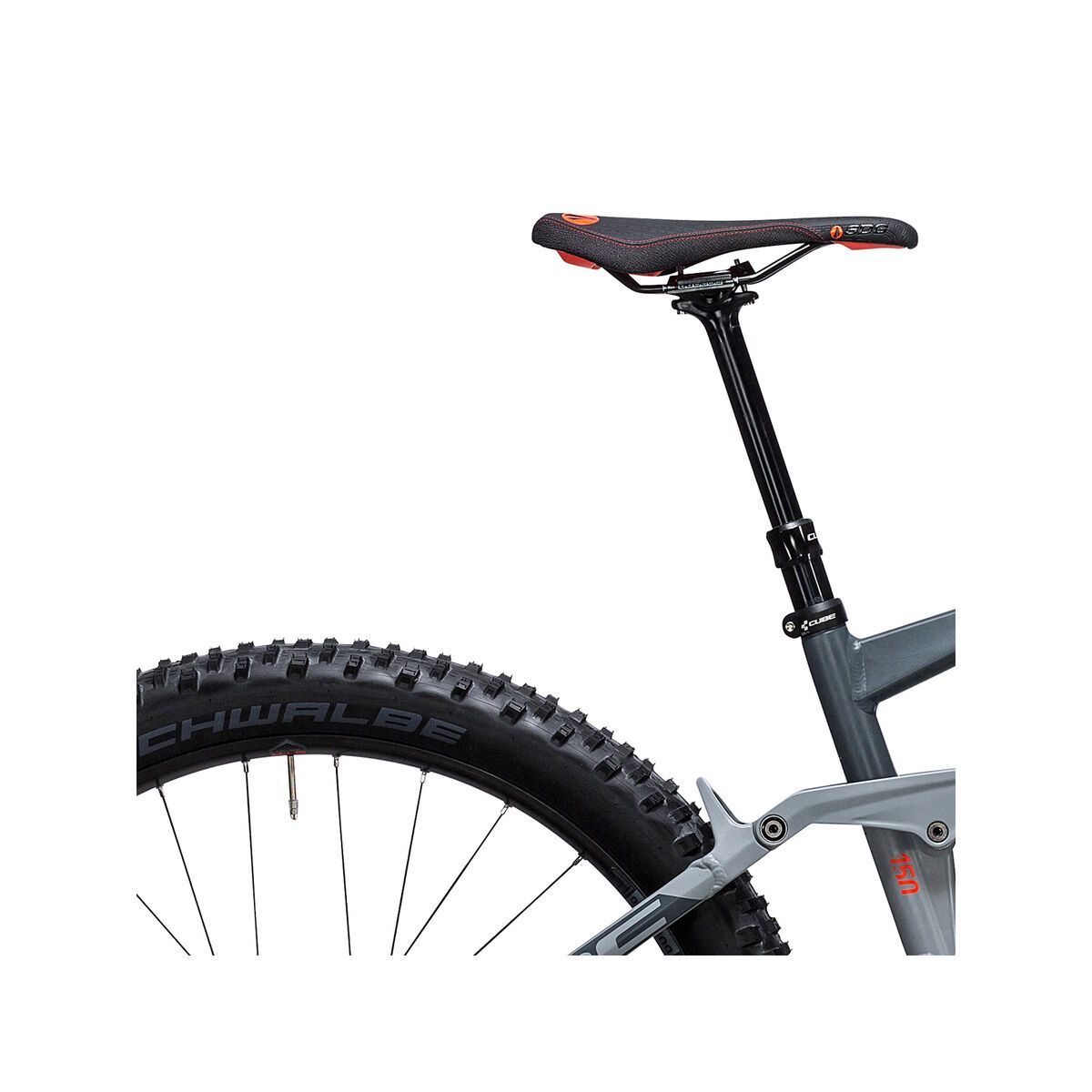 Cube Stereo 150 HPA Race 27.5+, grey´n´flashred - Bild 5