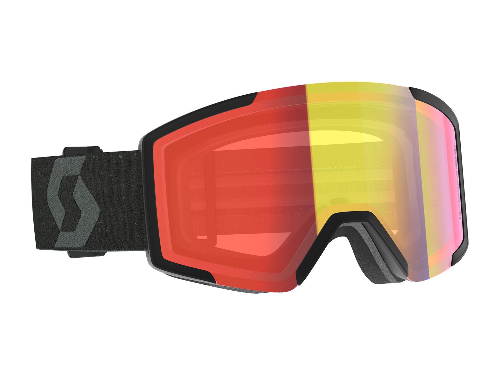 Scott Shield - Light Sensitive Red Chrome, mineral black - Bild 1