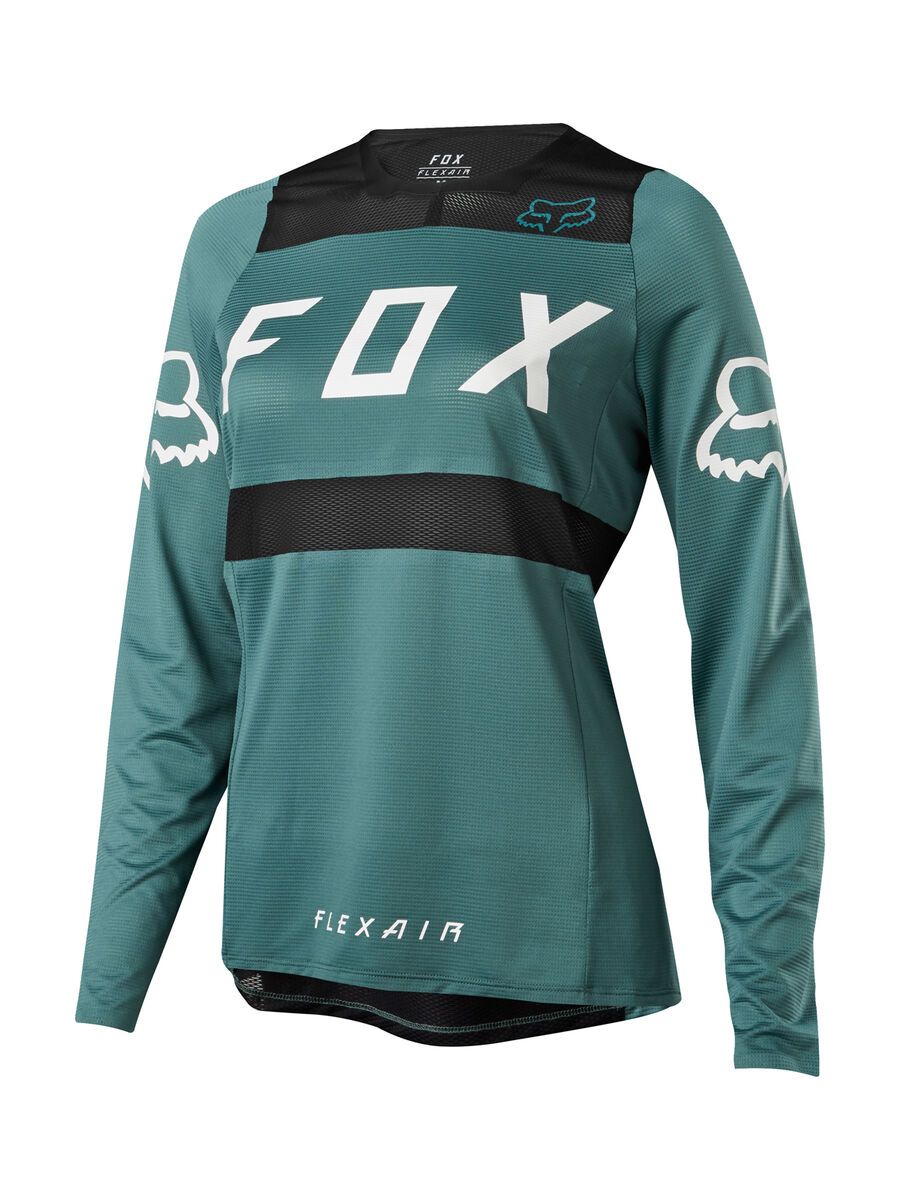 Fox Womens Flexair LS Jersey, pine - Bild 1
