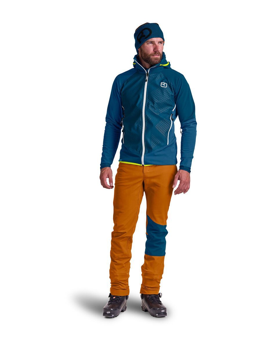 Ortovox Merino Naturtec Light Col Becchei Jacket M, mountain blue - Bild 5