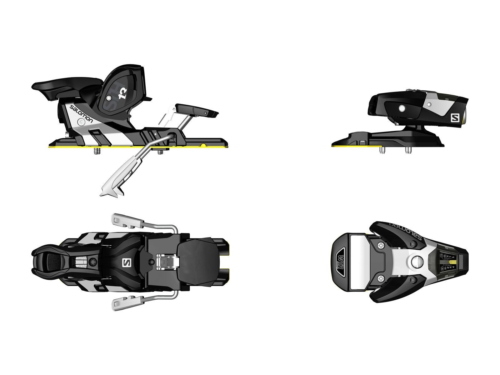 Set: Black Crows Magnis 2018 + Salomon STH2 WTR 13 black/white - Bild 3