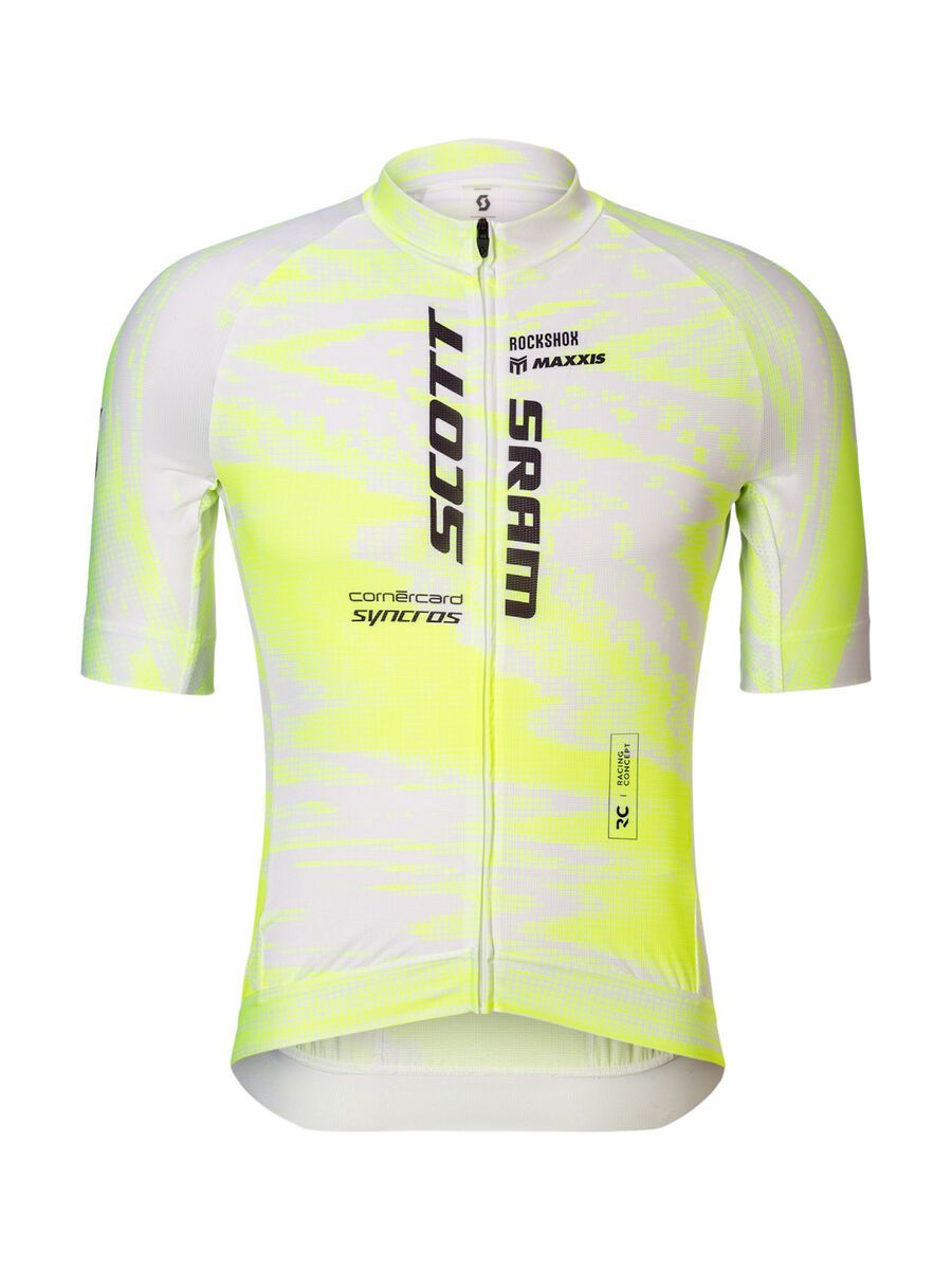 Scott RC Pro Short-Sleeve Men's Jersey, safety yellow/white - Bild 1