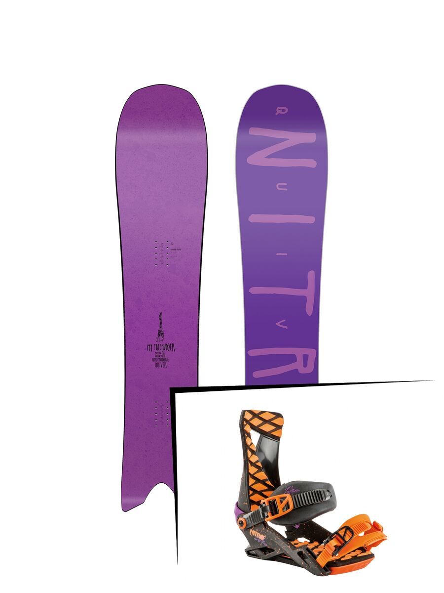 Set: Nitro Quiver Treehugger 2019 + Nitro Zero throwback - Bild 1