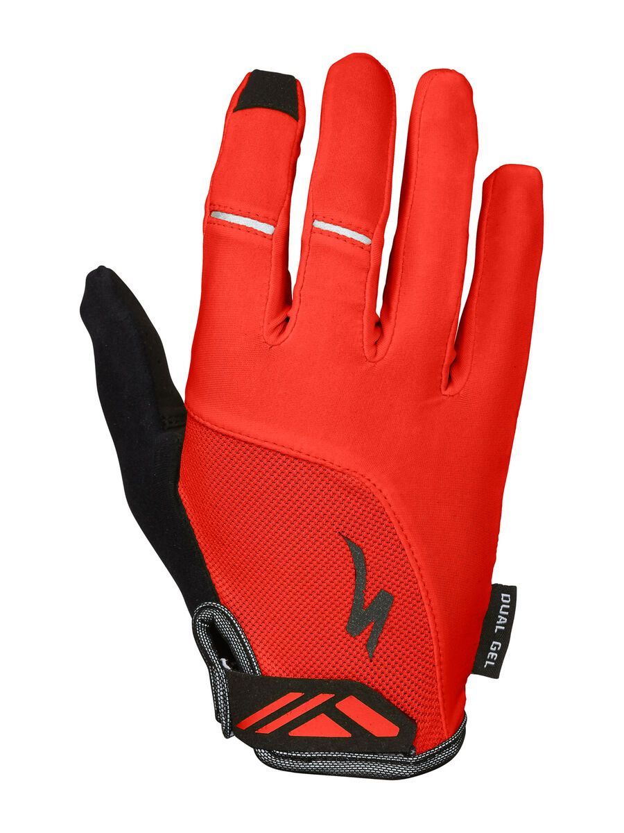 Specialized Women's Body Geometry Dual-Gel Long Finger, red - Bild 1