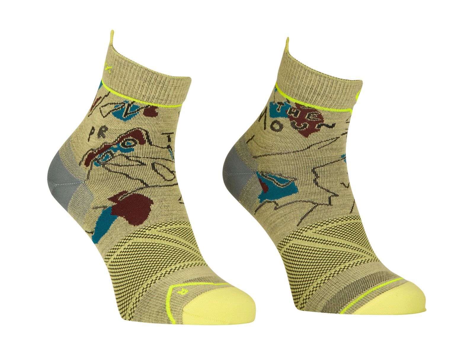 Ortovox Alpine Light Quarter Socks M, wabisabi - Bild 1