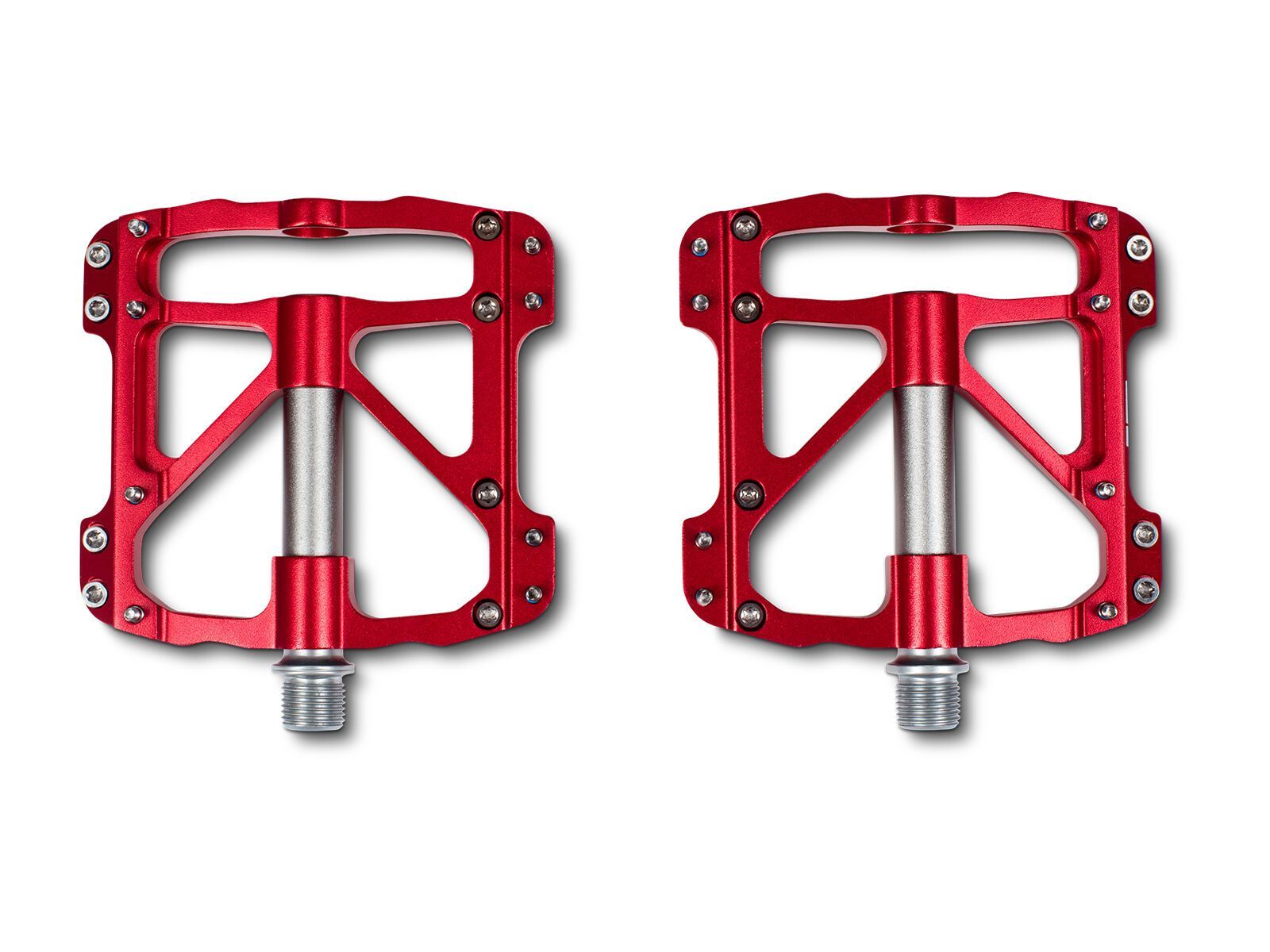 Cube RFR Pedale Flat SLT, red´n´grey - Bild 1