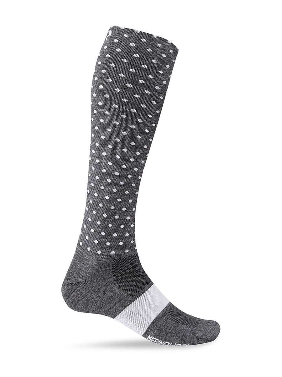 Giro Hightower Merino Wool, charcoal/white dots - Bild 1