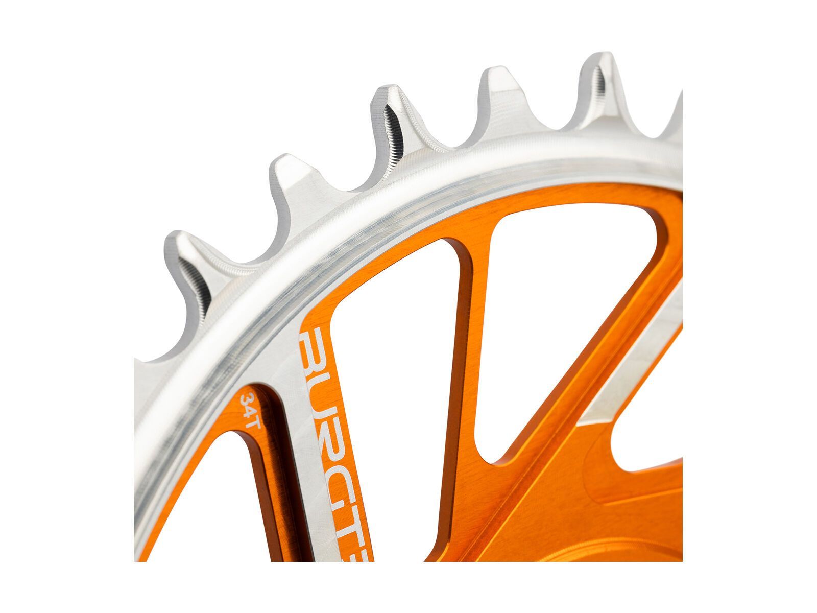 Burgtec 3 mm Offset Thick Thin Chainring SRAM 8-Bolt, iron bro orange - Bild 16