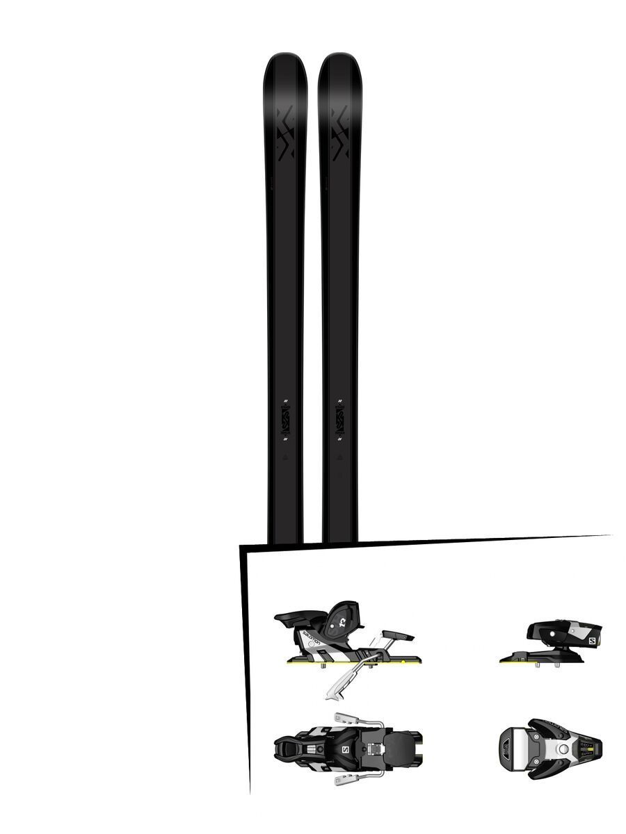 Set: K2 SKI Domain 2017 + Salomon STH2 WTR 13 (1456104) - Bild 1