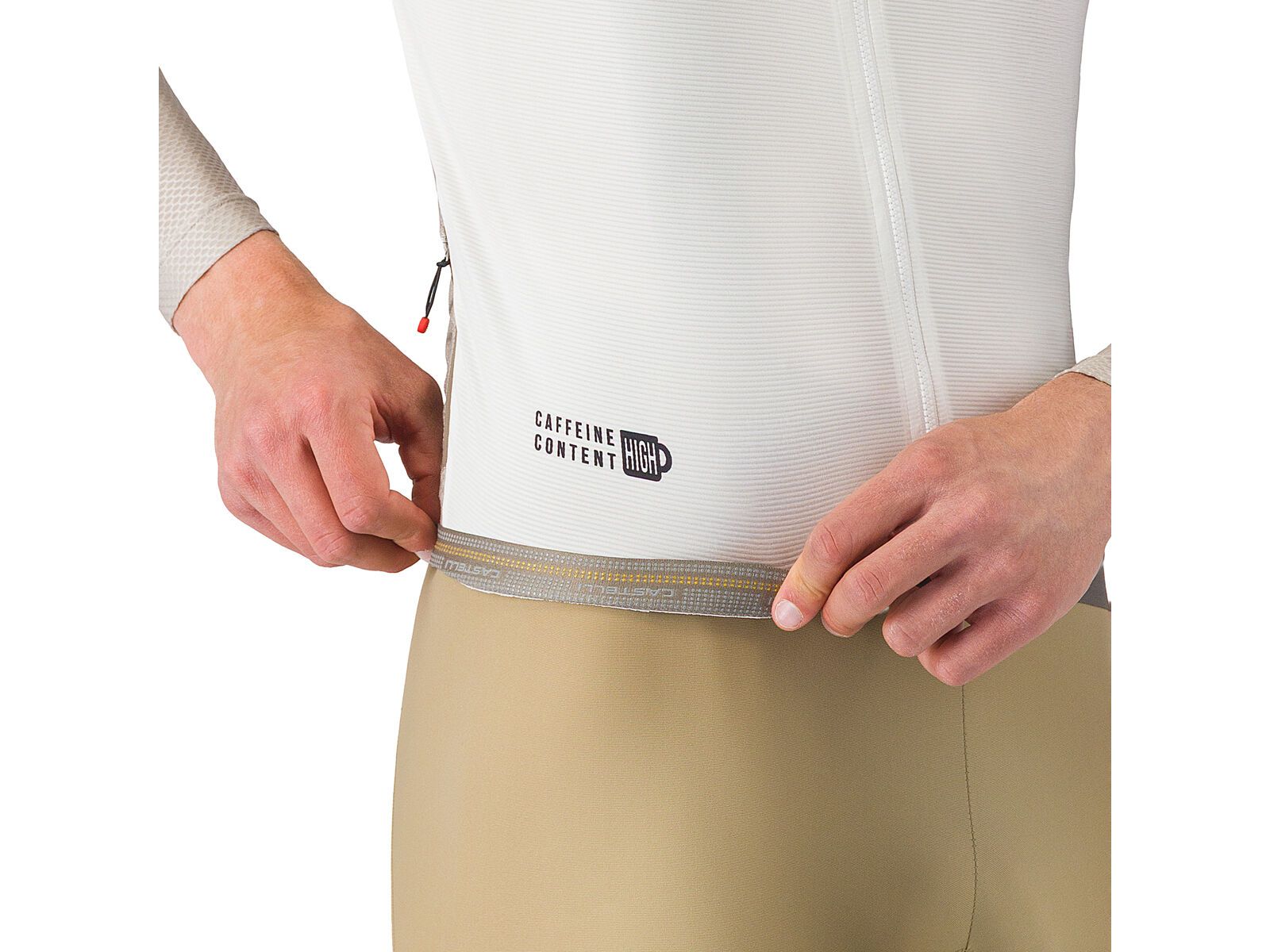 Castelli Corretto LS Jersey, ivory/clay-black - Bild 6