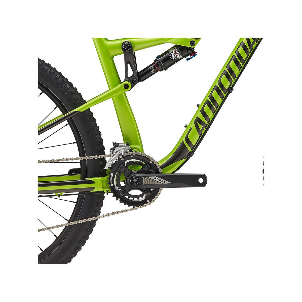 Cannondale Habit 5, acid green w/ anthracite, gloss - AGR - Bild 3