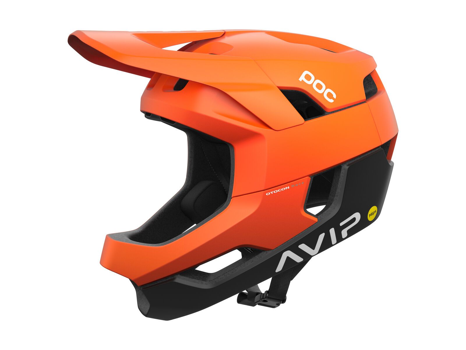 POC Otocon Race MIPS AVIP, fluorescent orange/uranium black matt - Bild 1