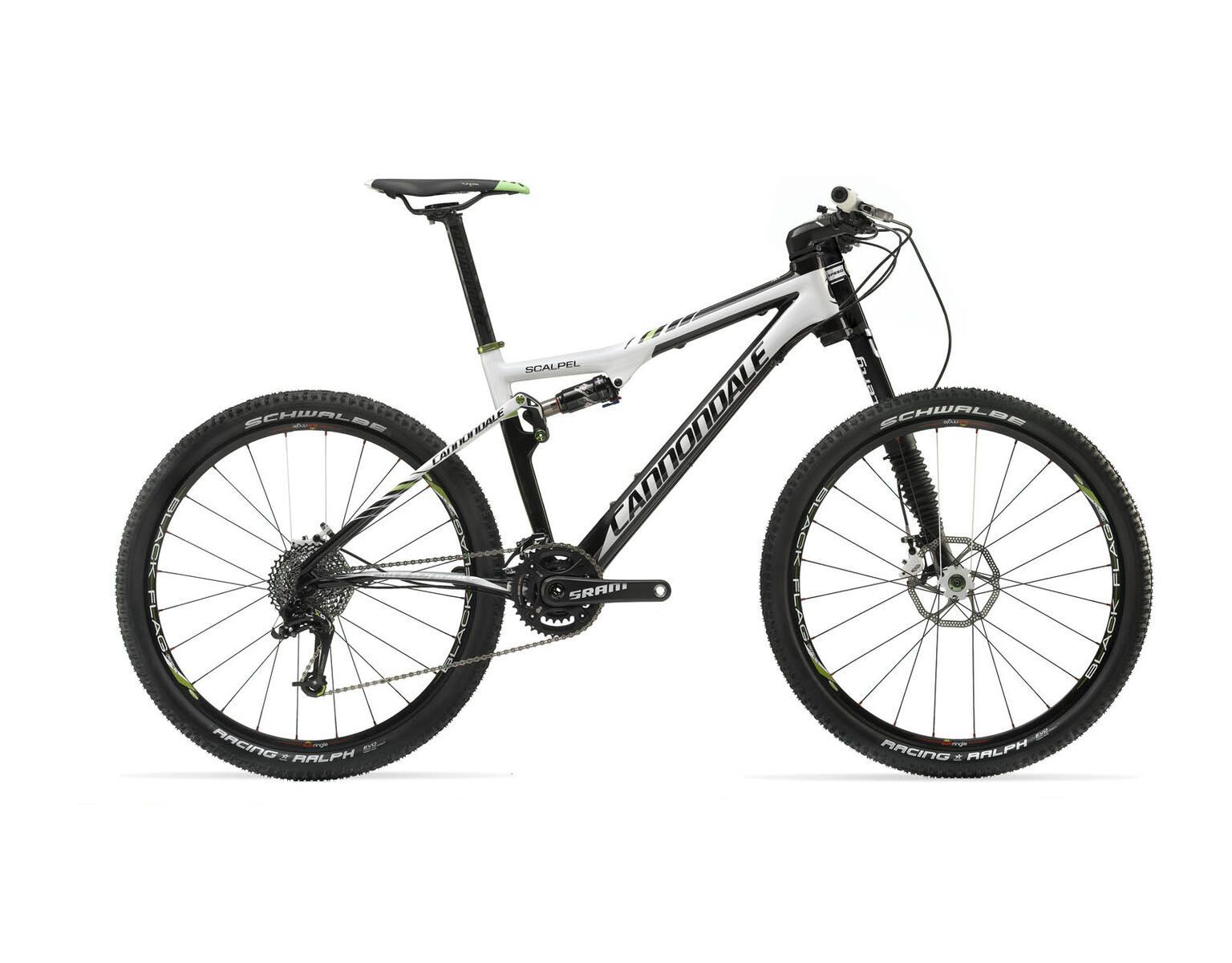 Cannondale Scalpel 2, Jet Black/Magnesium White/Berserker Green (Gloss) - Bild 1