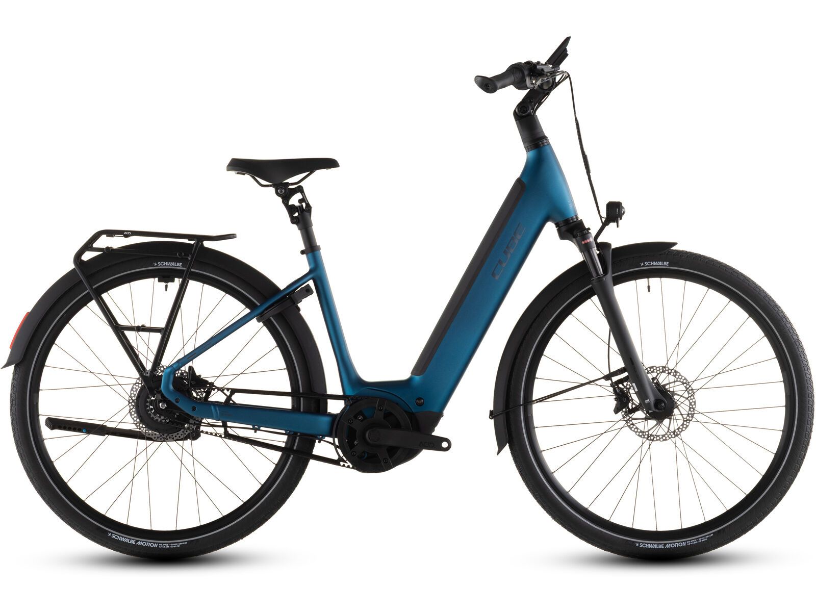 Cube Supreme Hybrid Deluxe Pro 600 Easy Entry 28, electricblue´n´chrome - Bild 1
