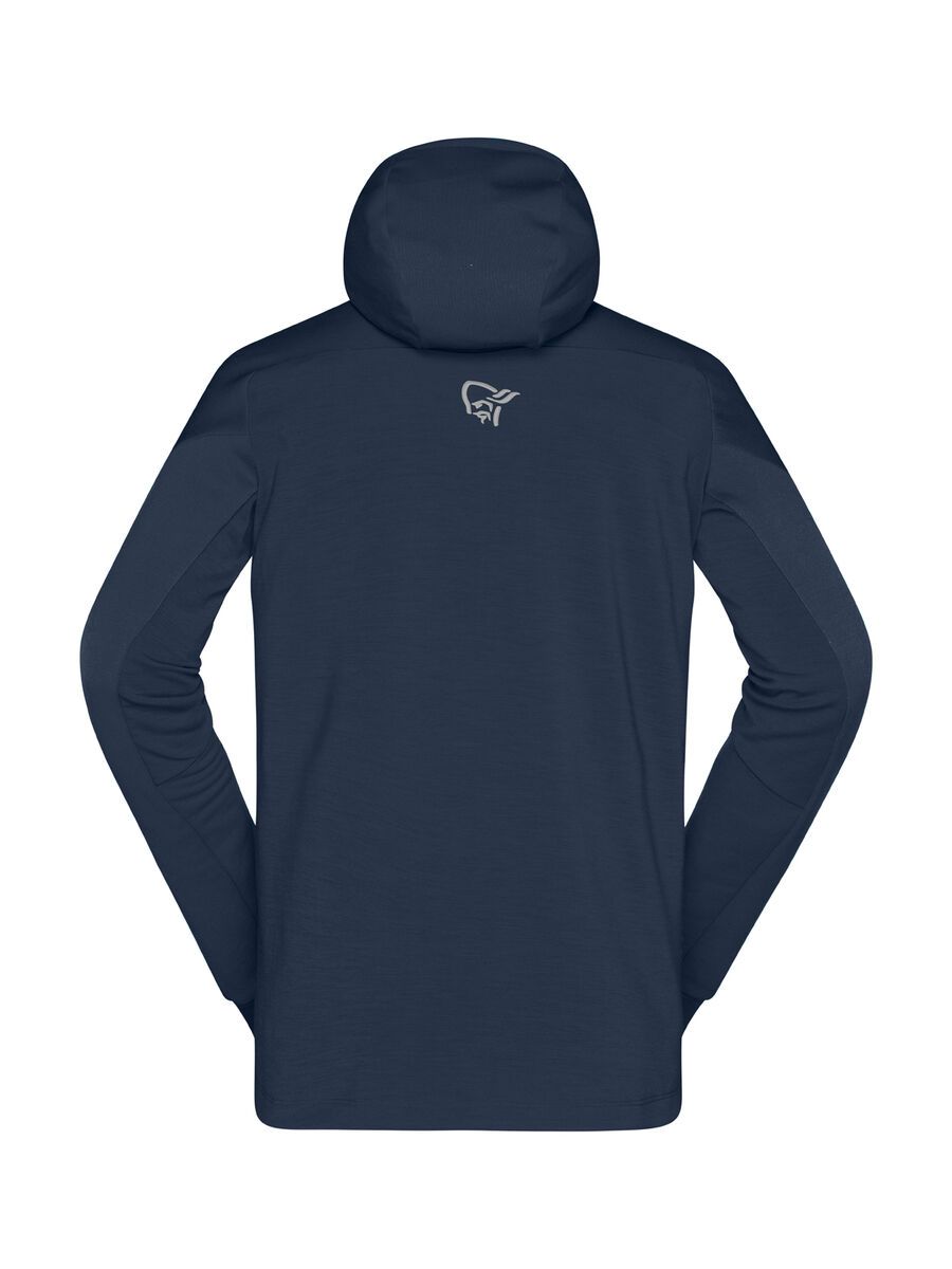 Norrona trollveggen Powerstretch Pro Zip Hood M's, indigo night - Bild 2