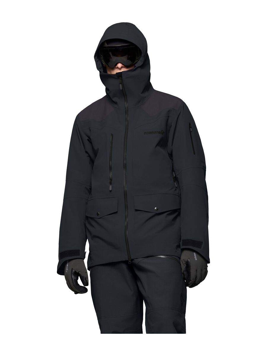 Norrona tamok dri3 Jacket M's, caviar black - Bild 7