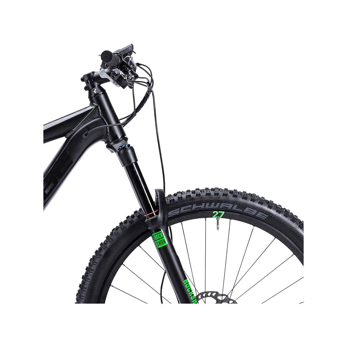Cube Stereo Hybrid 140 HPA Race 27.5, black/neongreen - Bild 5