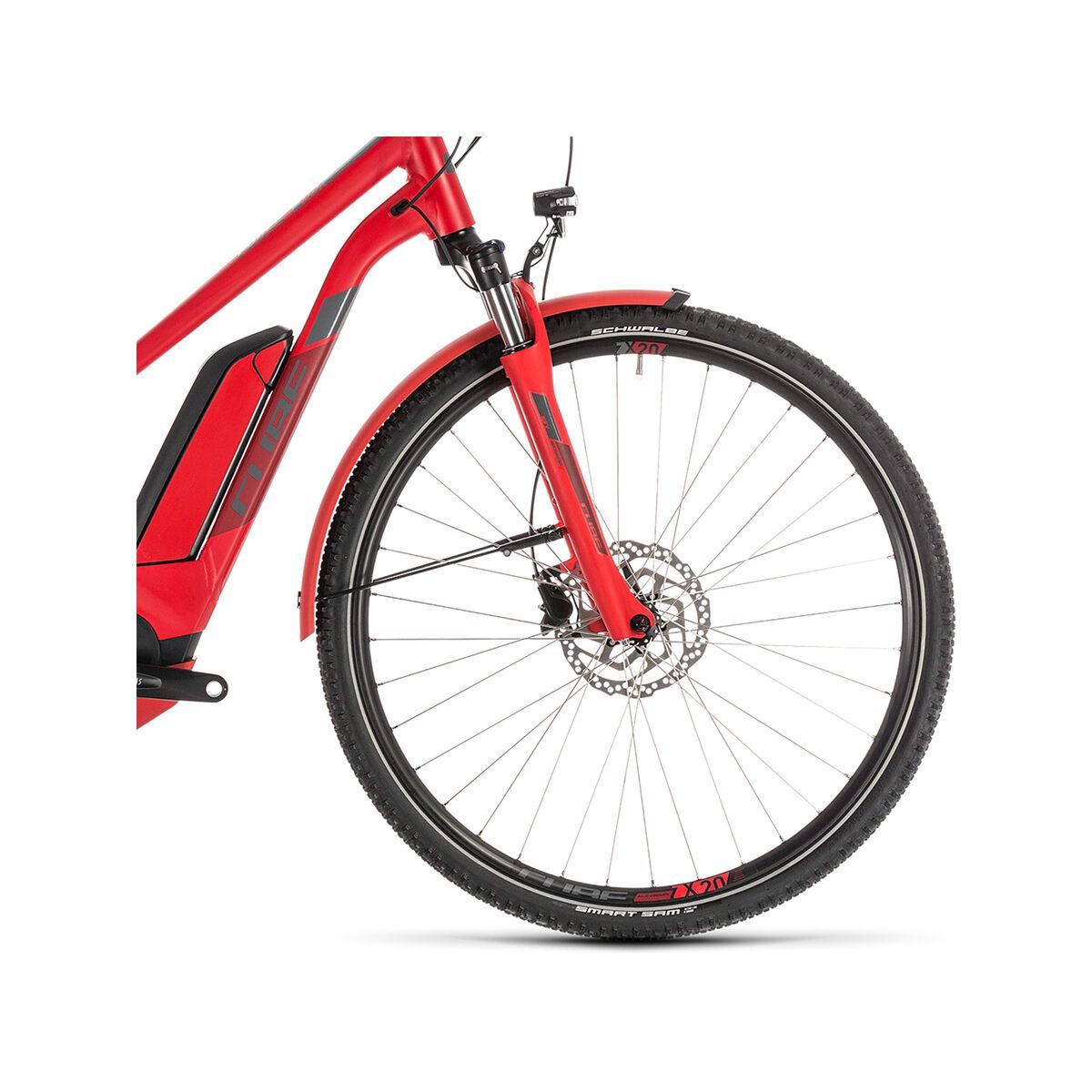 Cube Cross Hybrid Pro Allroad 400 Trapeze, red´n´grey - Bild 2