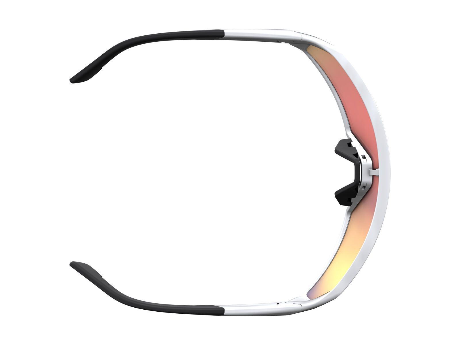 Scott Pro Shield, Red Chrome / white matt - Bild 4