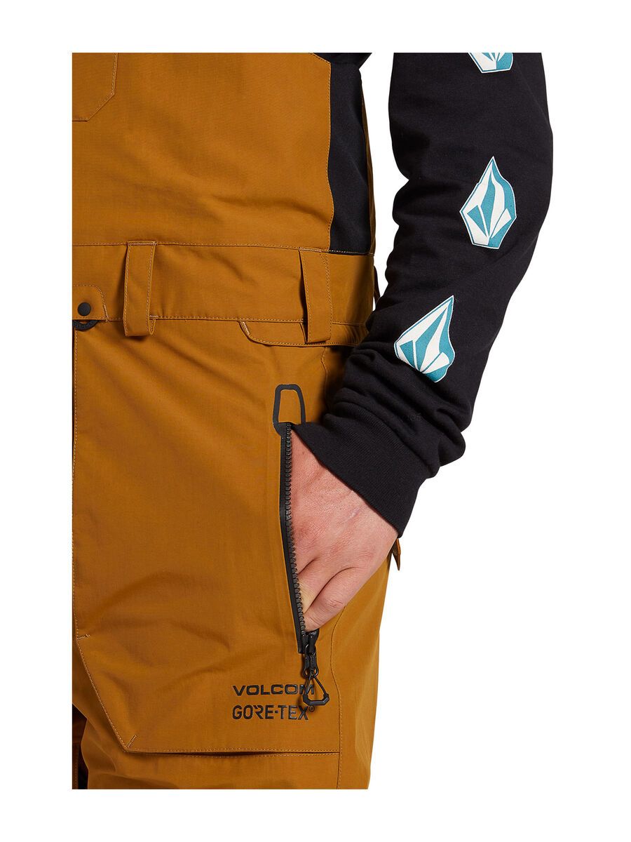 Volcom Rain GTX Bib Overall, caramel - Bild 8
