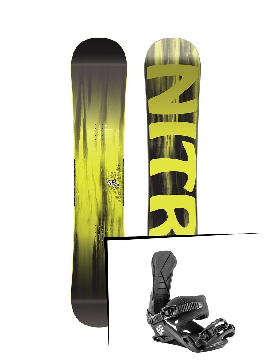 Set: Nitro Good Times Wide 2019 + Nitro Team Nitro x drink water - Bild 1